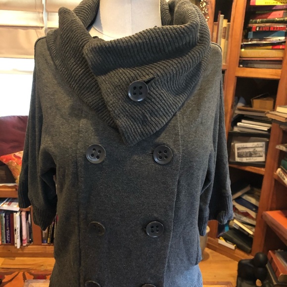 *B2G1* CUTE LINQ LA BUTTON COWL CARDIGAN SMALL - Picture 4 of 12